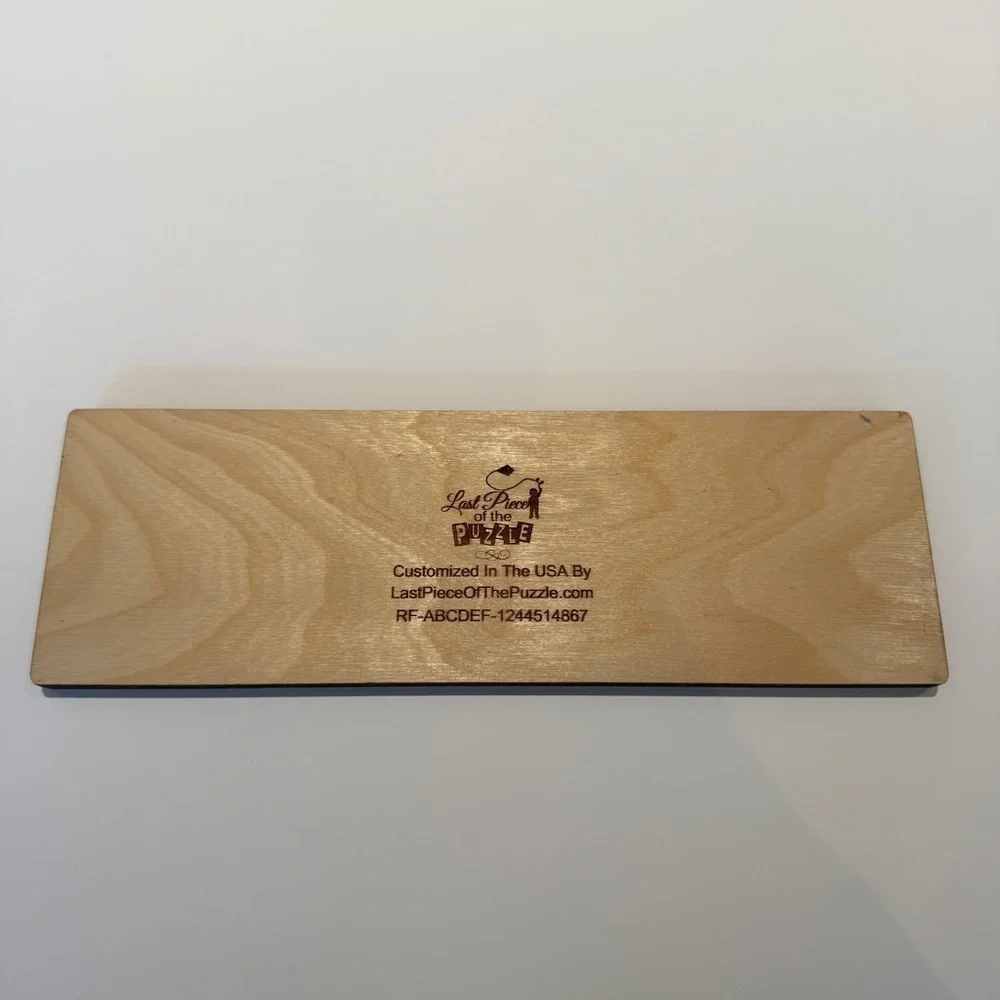Rainbow Wood “Cash” Kids Name Puzzle